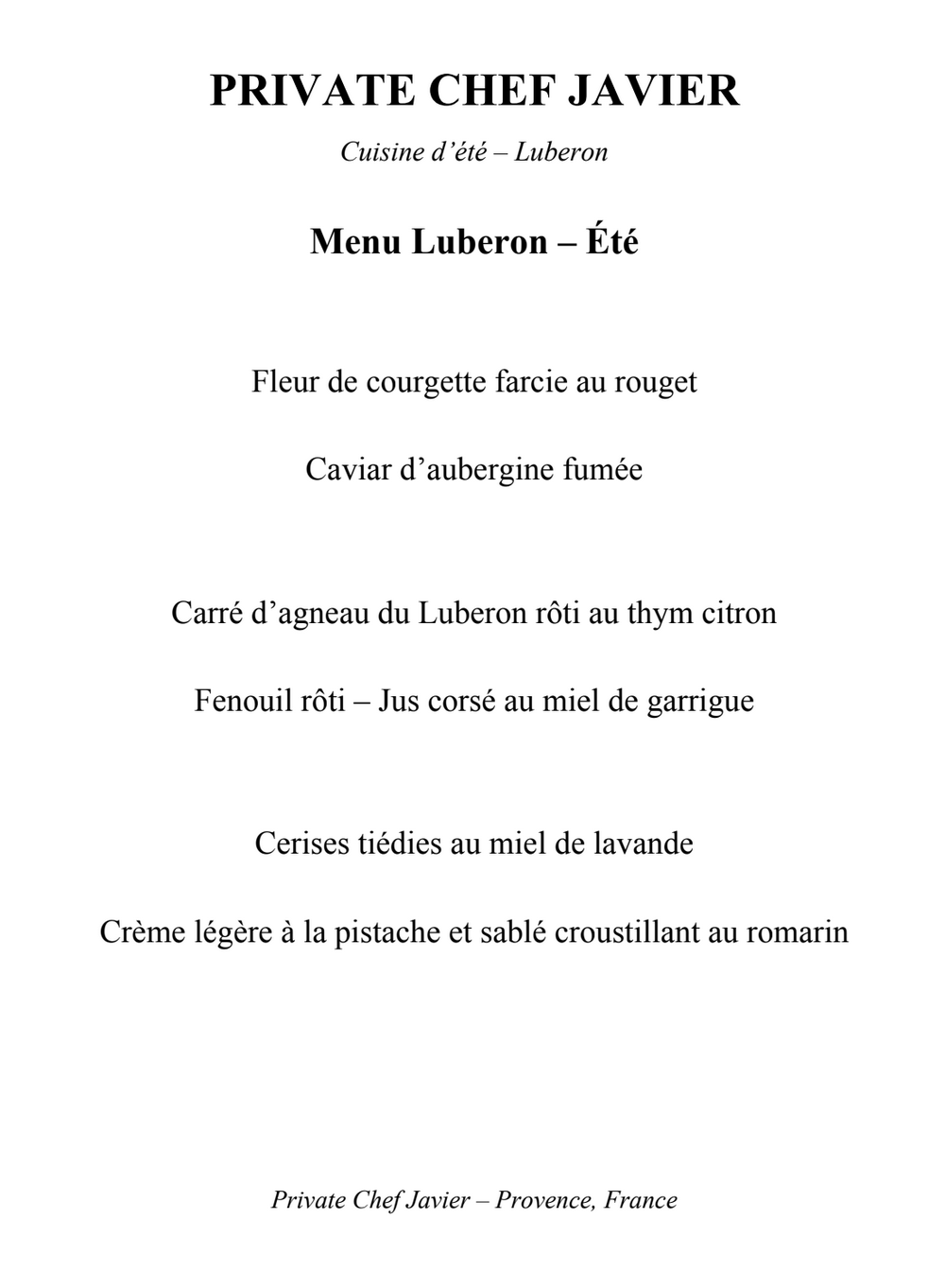 Menu javier fernandez